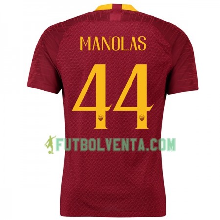 Camiseta de fútbol AS Roma Manolas 44 1ª equipación 2018/2019 Camiseta de fútbol AS Roma Manolas 44 1ª equipación 2018/2019